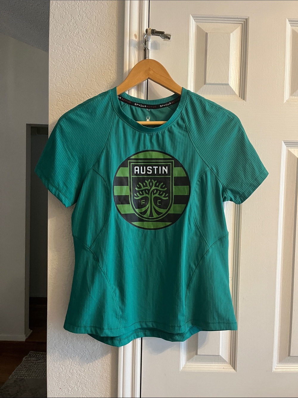 Austin Women's Teal Short-Sleeve Soccer Jersey